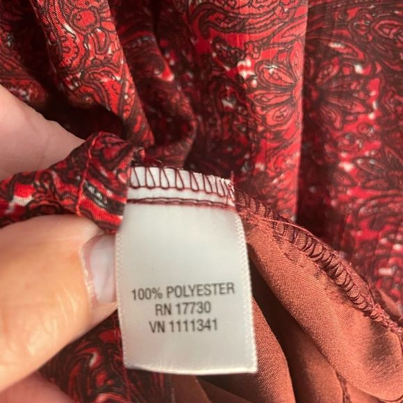 Converse One Star Red Paisley Dress ⭐️ Size M - Picture 7 of 11